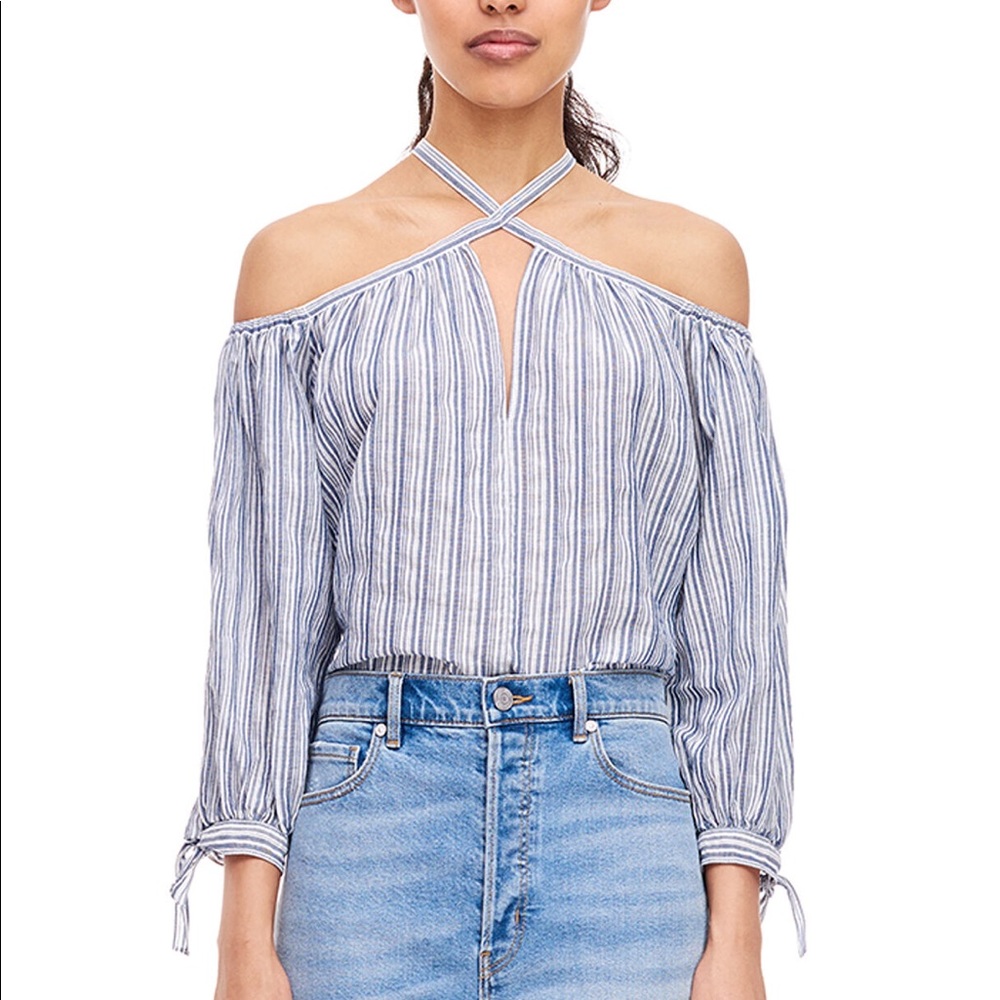Rebecca Taylor Cold Shoulder top